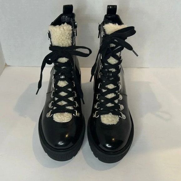 SOLD SOLD SOLD / STEVE MADDEN GRADY SHERPA LINED COMBAT BOOTS 8 NEVER WORN - Picture 5 of 13